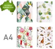 1x A4 Ruled Notebook Note Book Soft Cover Stationery Dairy Journal Office School