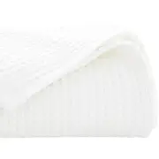Sheridan Outlet Cotton Jumbo Waffle Blanket in White Size: Super King