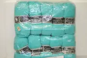 VINTAGE SIRDAR COUNTRY STYLE DOUBLE KNITTING YARN 10 SKIENS WOOL BLEND SEA GREEN