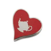 Hermes Scarf Ring Heart Motif Tea Time For Twilly