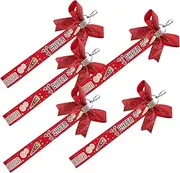 ADOCARN Cheerleader Bow Keychain Cute Ribbon Keychains for Cheer Bag Accessories Stylish Key Rings for Back and Purses Hanging Ornament