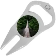 Bridge Forest Golf Ball Marker Divot Repair Tool Bottle Opener