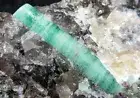 248g GEM Beryl/Emerald crystal minerals specimens China!