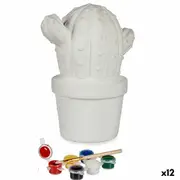 Paint your Own Money Box Cactus 12 x 21 x 17 Cm 12 Units
