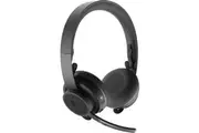 Logitech Zone Wireless Wireless Over-the-head Stereo Headset - Binaural - 3000 cm - Bluetooth - 30 Hz to 13 kHz - Omni-directional, MEMS Technology,