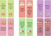 Macaron Lovers Bookmarks (5-Sets x 6 Cards)