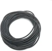 1M ID2 3 4 5 6 7 8 9 10 12 14 15mm Silicone Tube Flexible Rubber Hose Food Grade Soft Drink Pipe Water Connector Black Plumbing(1 Meter_OD 9XID 5MM)