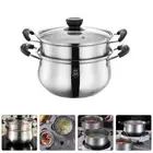 Stainless Steel Set Steamer for Cooking Kitchen Cookware