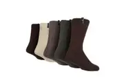 JEFF BANKS 5Pk Recycled Boot Socks- Mens 7-11