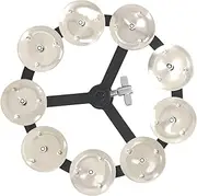 Double-Plate 9-Jingles Hi-Hat Cymbal - B20 Bronze Anti-Tarnish & Hand-Hammered Design for Pro-Grade Performance