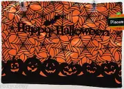 2 Orange with Pumpkins Spider Webs Happy Halloween Placemat 13x18 NWT
