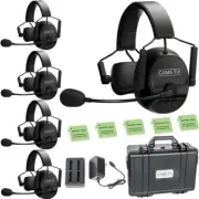 Came-TV Kuminik8 Wireless Intercom Headset System with Noise Cancellation, 450m