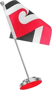 OFFSCH Heritage Table Flag Mini Desk Banner for Office Home Decor Easy Install Washable Polyester
