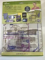 Nancy Zieman Clover Trace n Create Paper E Tablet Keepers Template 9570 NEW