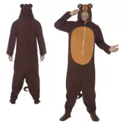 Adult Monkey Jump Suit Animal Zoo Book Week Day Fancy Dress Costume