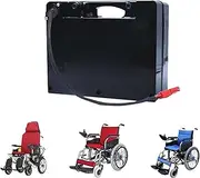 24V 12Ah 18Ah Electric Wheelchair Lithium Battery Pack 24V Rechargeable Lithium Battery with Charger and Anderson Plug for 0-500W Electric Wheelchair Motor(Select Size)