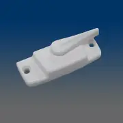 Window Sash Lock & Keeper Set White Cam Lock & Keeper 9287 & 9387 White