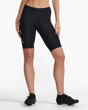 Aero Cycle Shorts, 2XU, XS, Black/White Reflective, Female