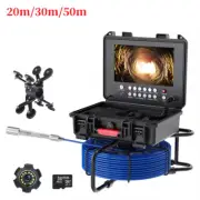9inch DVR Sewer Inspection Video Endoscope Monitor 1080P HD Camera Borescope