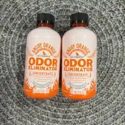 Lot Of 2 Angry Orange Pet Odor Eliminator Concentrate 8oz Dog & Cat Makes