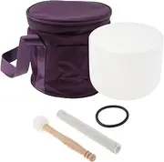 JWQFBC Singing Bowl Set with Mallets, Meditation Singing Bowl, Carrying Bag, Rubber O, 10 inch Set