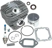 Cylinder Piston Kit with 10mm Pin for S-ti 044 044C 044W 044R MS440 MS440C MS440D MS440M MS440N MS440R MS440V MS440W MS440Z