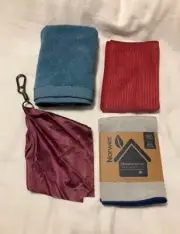 Lot of 4 Norwex Towels- Microfiber- Extra Absorbent-Lint Free -New