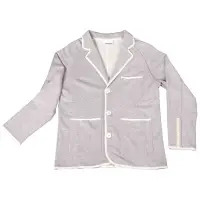 在飛比找Yahoo奇摩購物中心優惠-摩達客 美國LA設計品牌【Suvnir】灰色休閒西裝外套