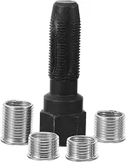 GARVALON 5pcs Thread Repair Kit for Spark Plug Automotive Engine Repair Tool Set
