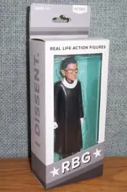 RBG Real Life Action Figure Posable Doll Ruth Bader Ginsburg FCTRY MIP Brand New