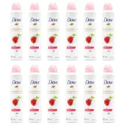 12PK Dove 127g/220ml Antiperspirant Women Deodorant Spray Advanced Care Go Fresh