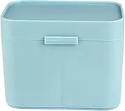 Sinknap Nail Brush Box Water-proof Space-saving Nail Art Storage Box Portable Light Blue