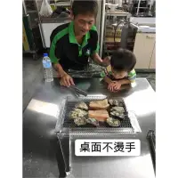 在飛比找蝦皮購物優惠-｛台灣製造｝C款.全新白鐵碳烤桌+碳烤爐（桌子+烤肉爐+蓋組