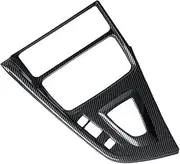 Car Gear Panel Strip for BM&W 3 Series F30 F31 F34 2016 2017 2018 2019 Carbon Fiber Black Car Interior Center Console Gear Shift Panel Cover Trim