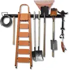 15 PCS Tool Storage Rack, Garage Storage Wall Mount Organizer Garden Tool Hea...