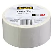 3M 70007024246 Scotch Expressions Duct Tape - Pearl White 920-WHT-C 48mm x 18.2m [70007024246]