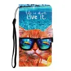 Cat Drink Enjoy life Phone Case For iPhone 11 12 13 Pro Max XR XS 6 7 8 SE 2020