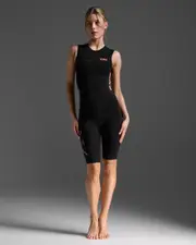 Propel Swimskin, 2XU, XS, Black/Hyper Coral, Female