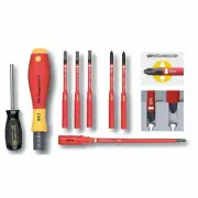 WIHA TOOLS Torque Screwdriver Set, Tip Size 3mm, 4mm, 5.5mm 2 in-lb **NEW**