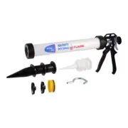 HOLDRITE Ratchet Caulk Gun 20 oz. w/ Full Size Handle, Rotating Swivel Barrel