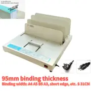 900 Sheets Electric B5 A3 A4 A5 Hot Melt Glue 95MM Book Binding Binder Machine