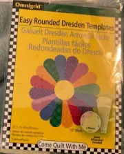 Quilt Templates for flying geese triangle in a square dresdan plate fussy cut