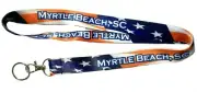 Myrtle Beach South Carolina Stars and Stripes Lanyard