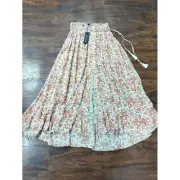 NWT Rachel Zoe Whimsy Fairy Prairie Modesty Coquette Maxi Skirt Elastic Waist L