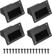 uxcell PS13084 Recessed Speaker Handle 130mm x 84mm Grasp Holder Replacement Speaker Cabinet Box Handles 4 Pcs