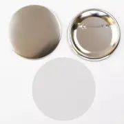 3" 75mm Pin Back Button Parts Button Badge