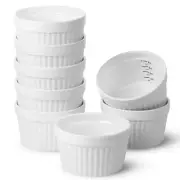 Btat- Ramekins, 8 Oz, Set Of 8, Ramekins For Baking, Ramekin With Measurement