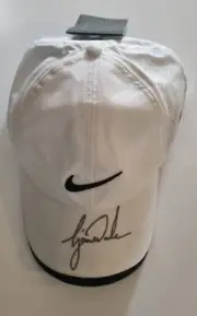 TIGER WOODS SIGNED AUTOGRAPH NIKE HAT - MASTERS CHAMPION 15X MAJOR WINNER
