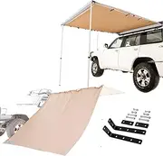 Adventure Kings Side Awning 2x3m + Mounting Brackets (Pair) + Awning Side Wall
