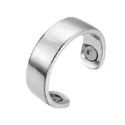 Fashion Blood Sugar Control Ring Diabetes Monitor Healthy Blood Sugar Meter USA Silver